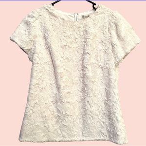 Anthropologie Faux Fur Top - Leifsdottir